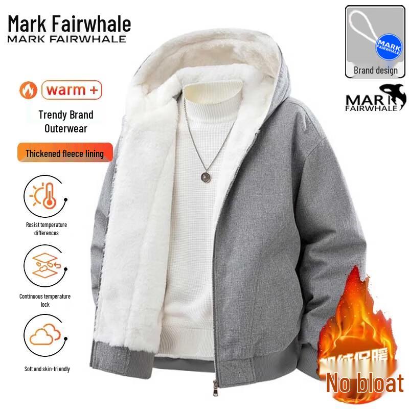 Mark Fairwhale Мужская зимняя куртка с капюшоном