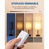 DEWENWILS Plug in Dimmer Switch for Lamp, Table Lamp Dimmer for Dimmable LED/CFL Lights and Incandescent Bulbs, Full Range Slide Control, 5 ft