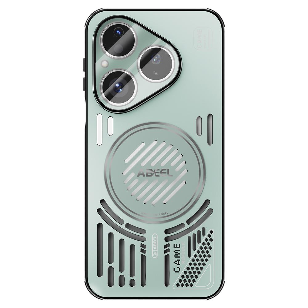 ABEEL For Huawei Pura 80 Magnetic Case Aluminium Alloy+PC+TPU Hollow Heat Dissipation Phone Cover