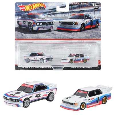 Hot Wheels Премиальный гоночный автомобиль BMW CSL BMW 320 Группа 5 HKF55 2 шт. '73 3.0 / [Возраст 3+]