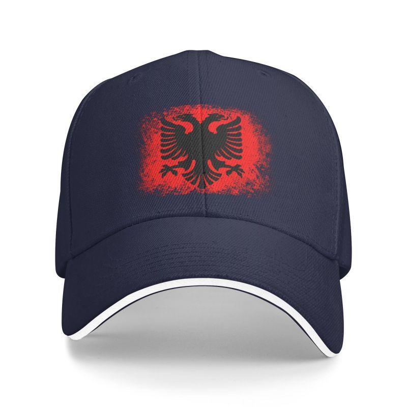 Fashion Albania Flag Baseball Cap Unisex Women Adjustable Albanian Eagle Coat of Arms Dad Hat Outdoor