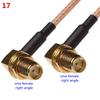 SMA Male to SMA Male Plug Jack RF Connector Pigtail Extension Cable RG316 Coax Jumper Cable Extension Coax Jumper Low Loss