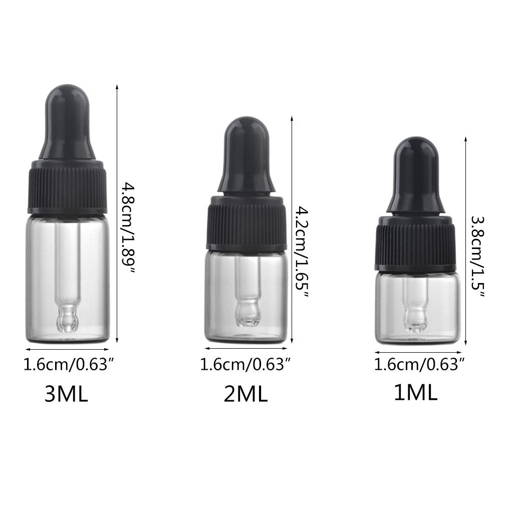 Заправляемый пустой стеклянный флакон-капельница для ароматерапии, дозатор эфирных масел