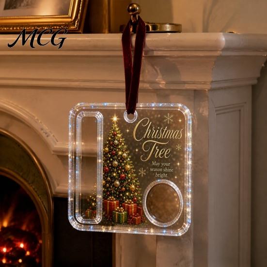 Рождественское keepsake с индивидуальным именем, Денежный подарок, Украшение, Акриловый держатель для денег на праздник, Забавное украшение Санта-Клауса, Снеговик, Ангел, Лось, Подвеска на елку