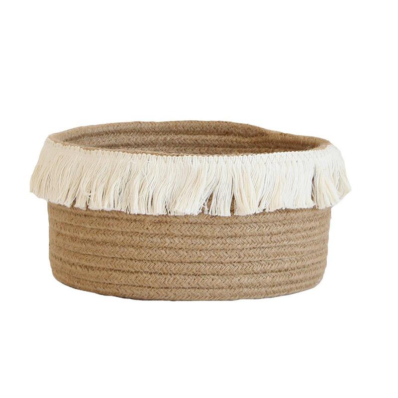 Многофункциональная корзина для хранения Складная конструкция Декоративная корзина для хранения украшений, ключей, иголок