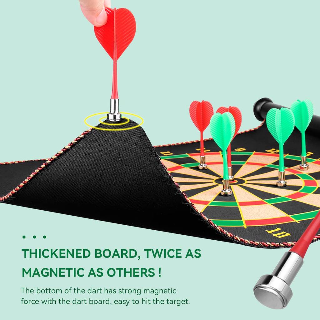 Магнитная мишень для дартса CyeeLife для взрослых с 6 безопасными дротиками