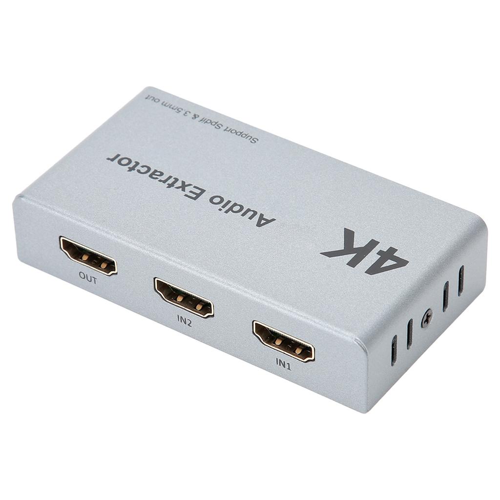 HDMI или Экстрактор-Распределитель 2 в 1 выход 4k 30 Гц HDMI в HDMI оптический spdif 3,5 мм