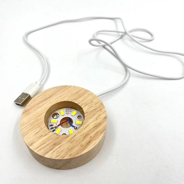 LED Crystal Ball Lamp Milky Way Pattern Night Light Astronomy