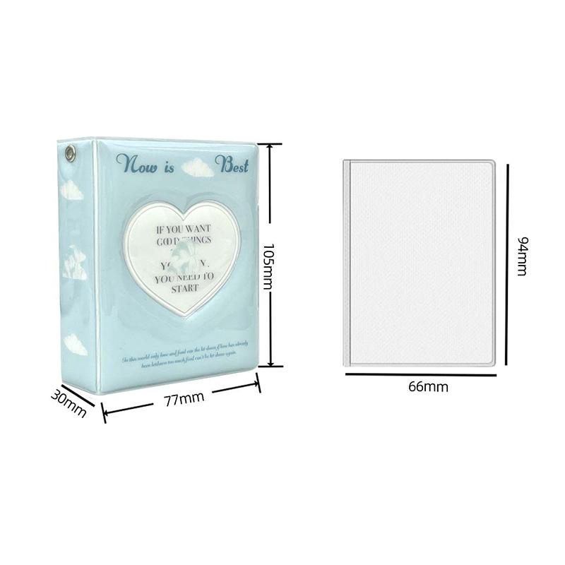 Книга для карточек Crush List Маленький карман для карточек Мини-альбом 3-3,5 Альбом знаменитости Книга для карточек Подходит для хранения маленьких карточек знаменитостей и аниме