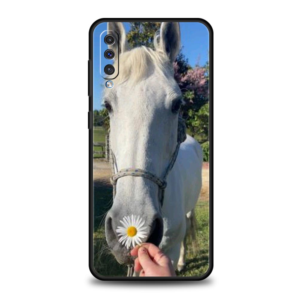 Чехол для телефона Samsung A56 A36 A26 A54 A52 A24 A14 A50 A70 A40 A20E A06 A12 A22 A34 A42 A32 5G A04s A16 Обложка Верховая езда Лошадь