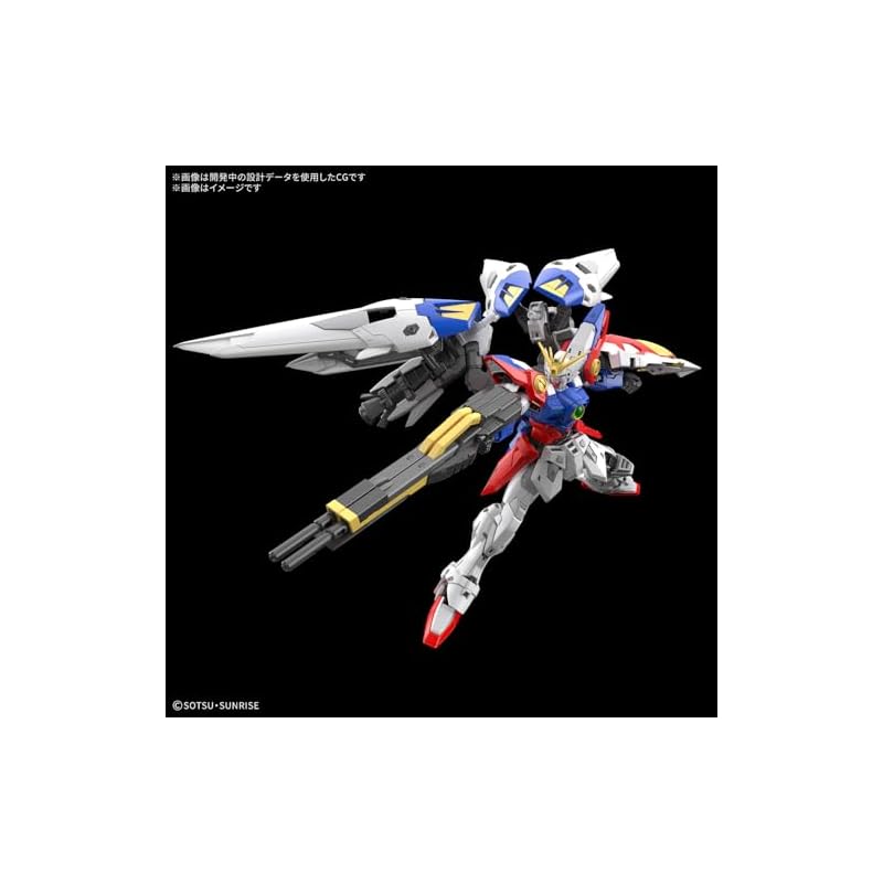 BANDAI SPIRITS RG Мобильный доспех Гандам Wing Wing Gundam Zero Масштаб 1/144 Предварительно окрашенный пластиковый модельный набор