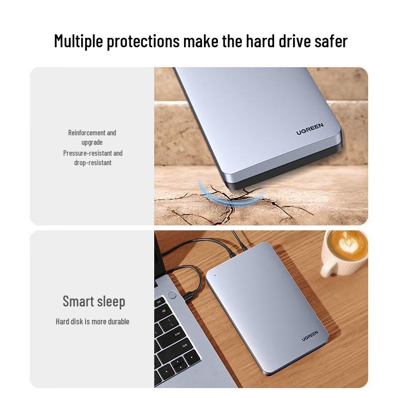 Ugreen Внешний корпус для 2,5/3,5-дюймового SATA SSD/HDD