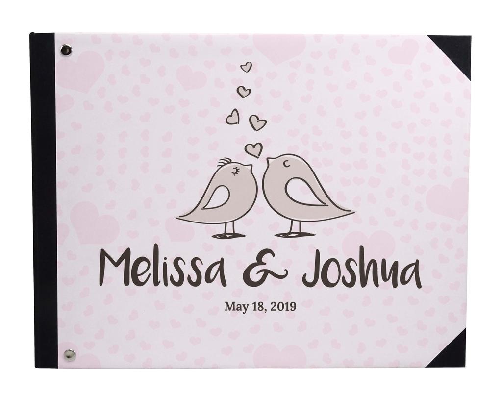 Darling Souvenir Beige Floral Wedding Guest Book Твердый переплет Книга для регистрации гостей Гостевая книга для регистрации гостей - 7 x 9