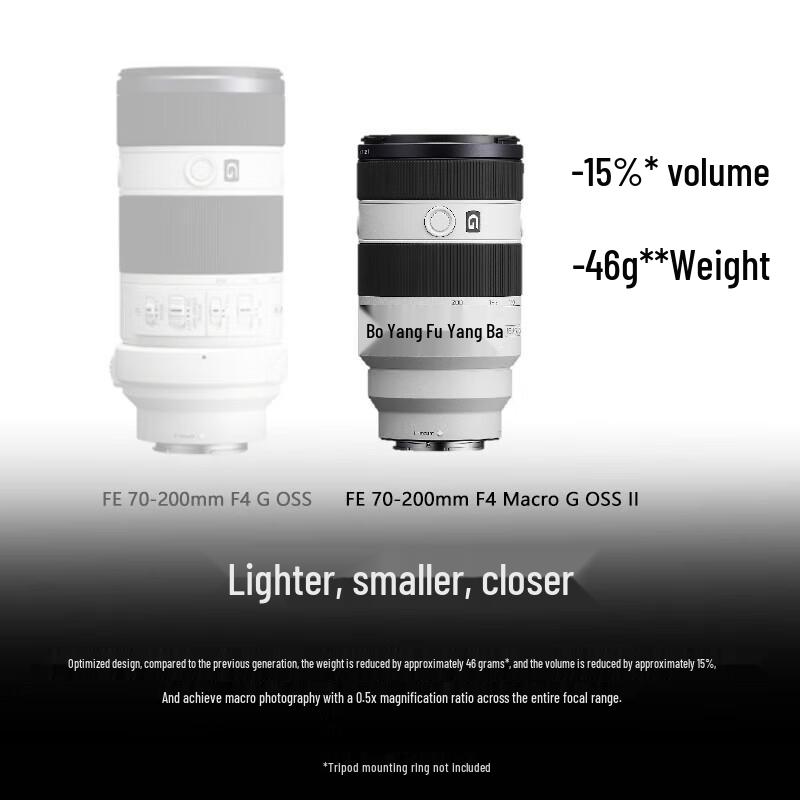 Sony Телеобъектив с зумом FE 70-200mm F4 G OSS II