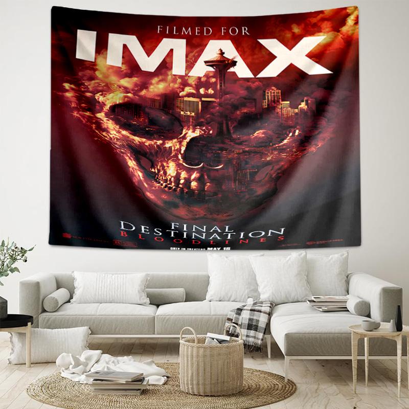 1pc Final Destination Bloodlines Tapestry, Living Room, Bedroom, Office, Party Decor, Ideal Festive Gift