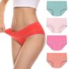 Plus Size Women's Panties Solid Colour Simple Cotton Middle Waist Trousers Lift Hips and Tighten Waist Underwear Briefs