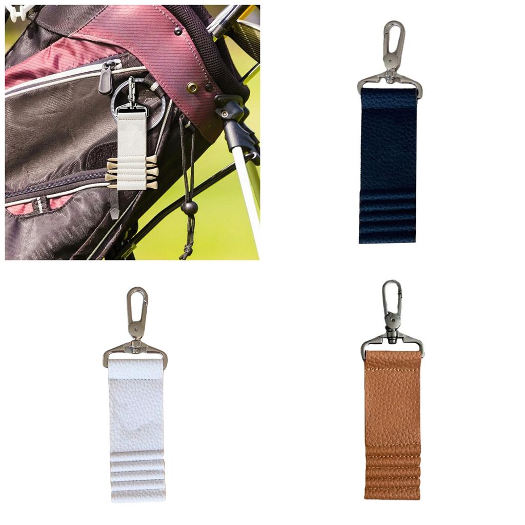 Крепление для сумки для гольфа Держатель для мячей для гольфа Аксессуары для сумки для гольфа Органайзер для сумки для гольфа Ремень из искусственной кожи Сумка для мячей для гольфа