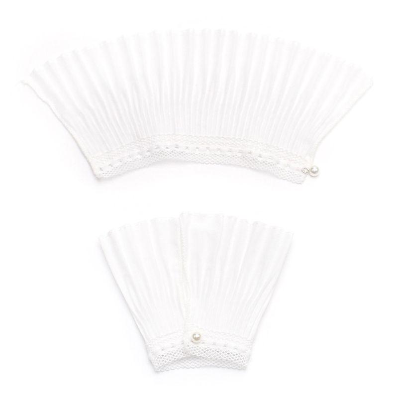 Wrist Cuffs Flared Ruffled Cuffs for For Hoodie Sweater False Sleeve Ornament Detachable Sleeves Cuffs Tulle