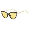 Ins New Luxury Cat Eye Gradient Women Sunglasses  Personality Color Matching Frame Design High Quality Men Uv400