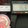 REFURBISHED SEIKO 5 AUTOMATIC 6309A VINTAGE JAPAN MENS RED DIAL WATCH a441096-4 Sk-a441096