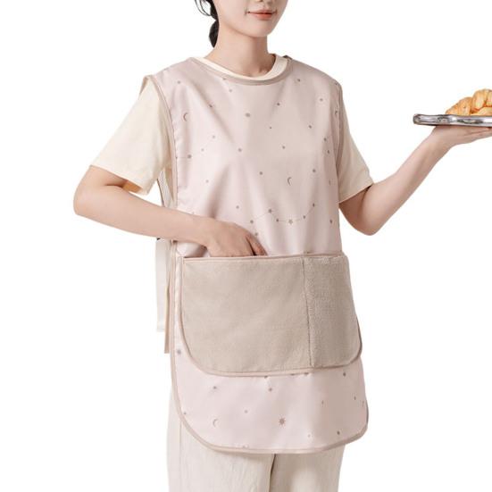 Vest Apron for Women Summer Kitchen Smock Oil Resistant Apron with Pockets Multi-Purpose Waterproof Apron for Cooking BBQ Hosting