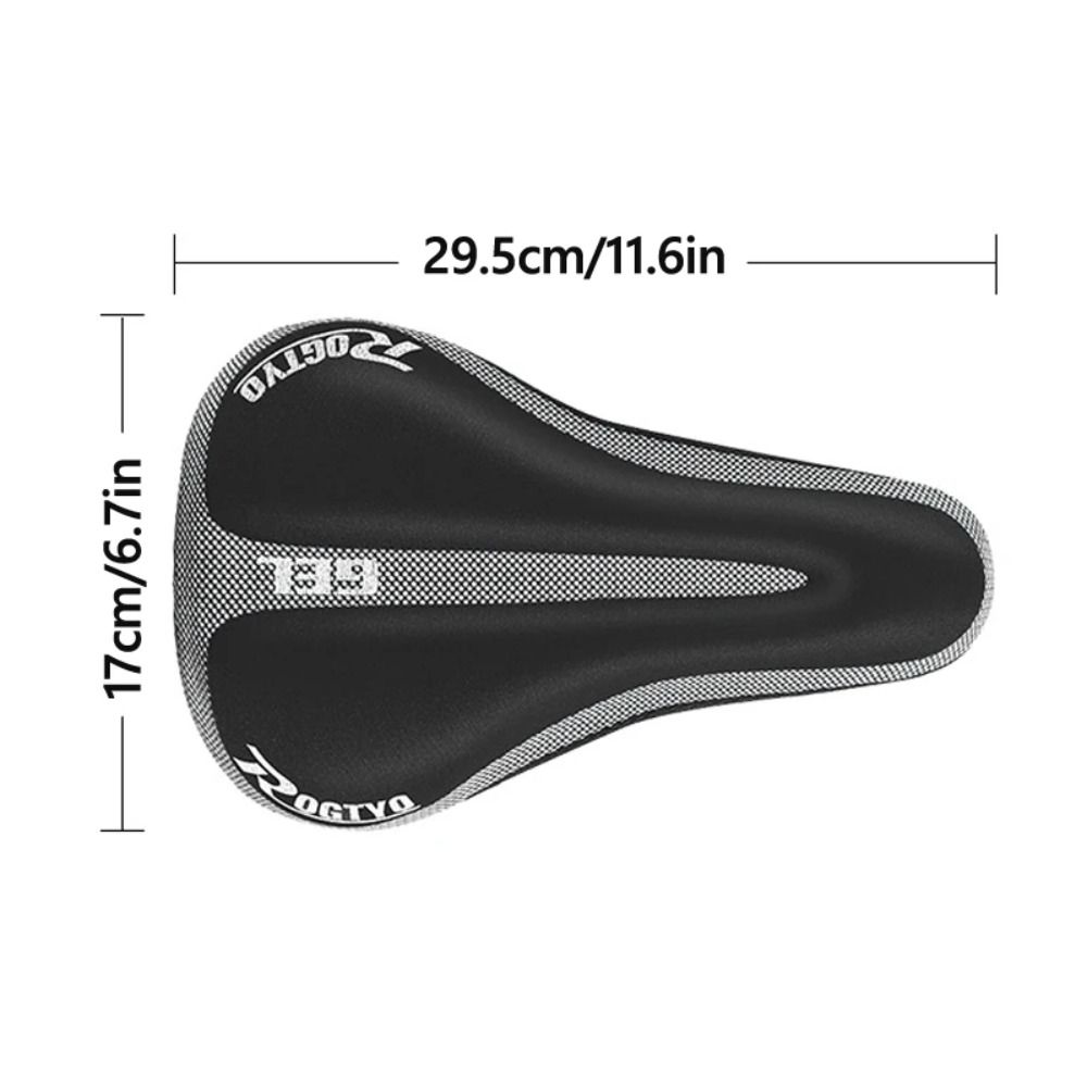 Thickened MTB Seat Cover Silicone Cycling Saddle Cover Soft Bicycle Seat Cushion Cover