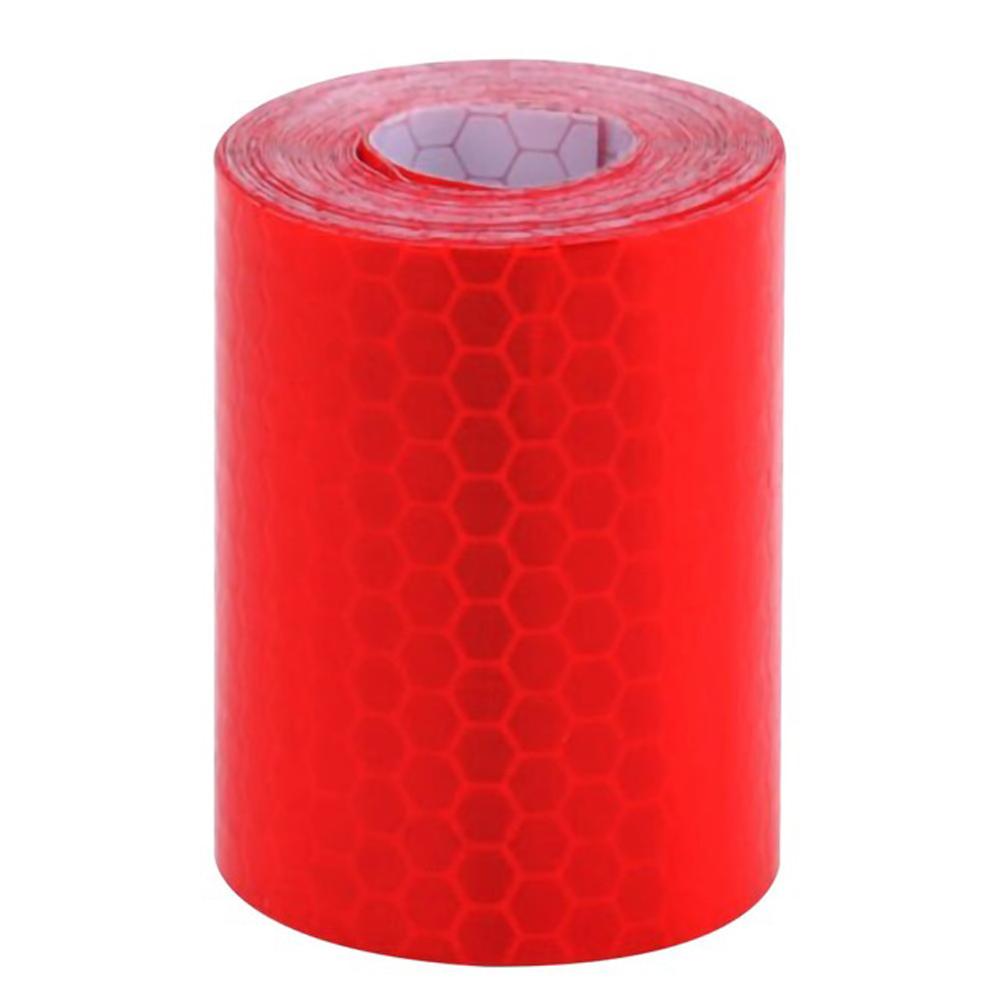 Sticker 5*100cm Safety Warning Tape Self Adhesive Reflective Strip Sticker Motorcycle Film
