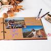 DIY Scrapbook Фотоальбом Приключенческая книга с коробкой, принадлежности для скрапбукинга в стиле ретро