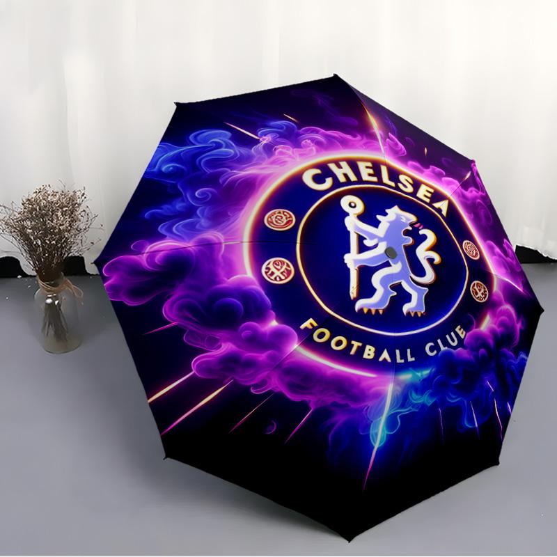 1pc C-Chelsea Umbrella, Sun Protection, And UV Shielding. It Has Eight Sturdy Ribs for Outdoor Use And Perfect As a Holiday Gift