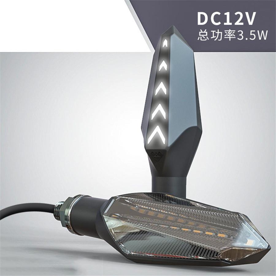 Светодиодный указатель поворота дух зверя мотоцикл подсветка 12В сборка сигнальной лампы мотор