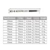 9Pcs PH2 Crossed Screwdriver Set Magnetic Rustproof Impact Drill Bit Steel Nonslip Hard Screwdriver