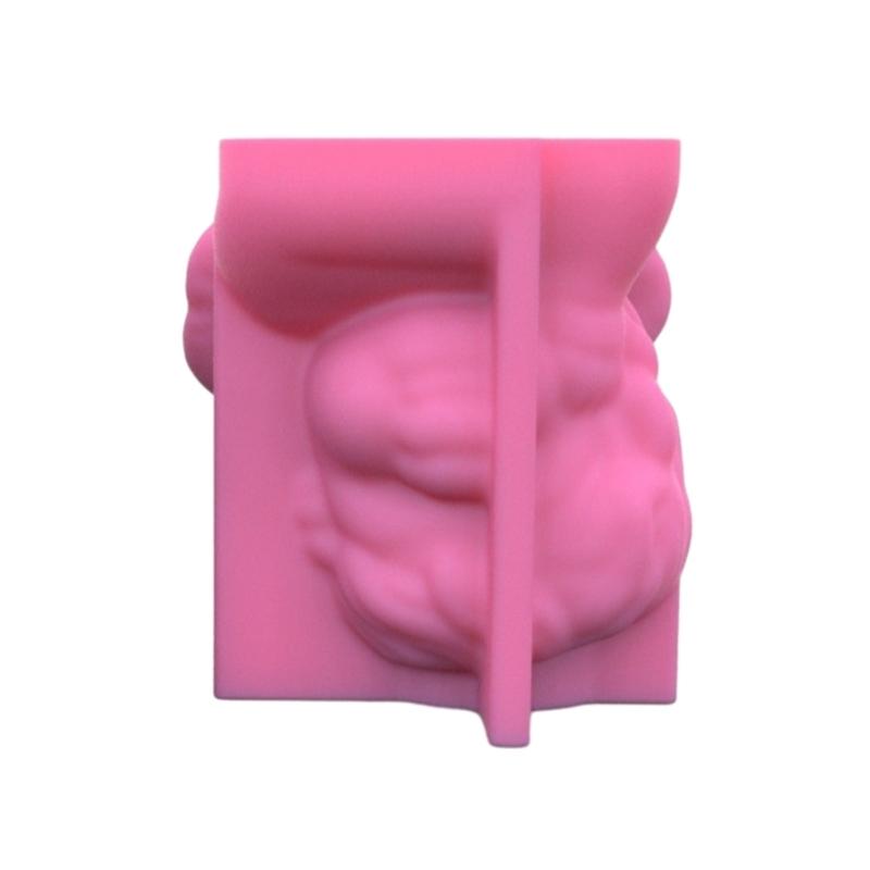 Cute Angel Silicone Mold Succulent Flower Silicone Mold for Crafts Unique Succulent Candle Holders