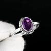 Amethyst Gemstone Solid 925 Sterling Silver Ring, Women Ring, Handmade Ring, Bohemian Ring, Gift For Her