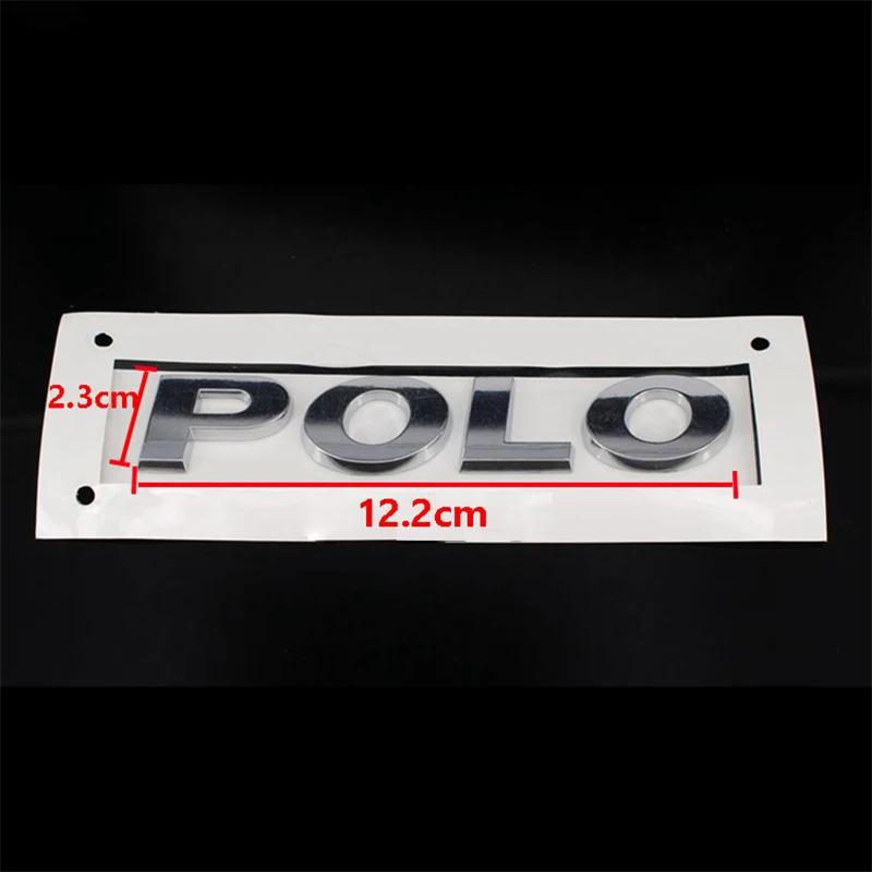 For VW Polo 1.4 1.6 Trunk Lettering Displacement Standard Rear Tail Mark Silver RK5
