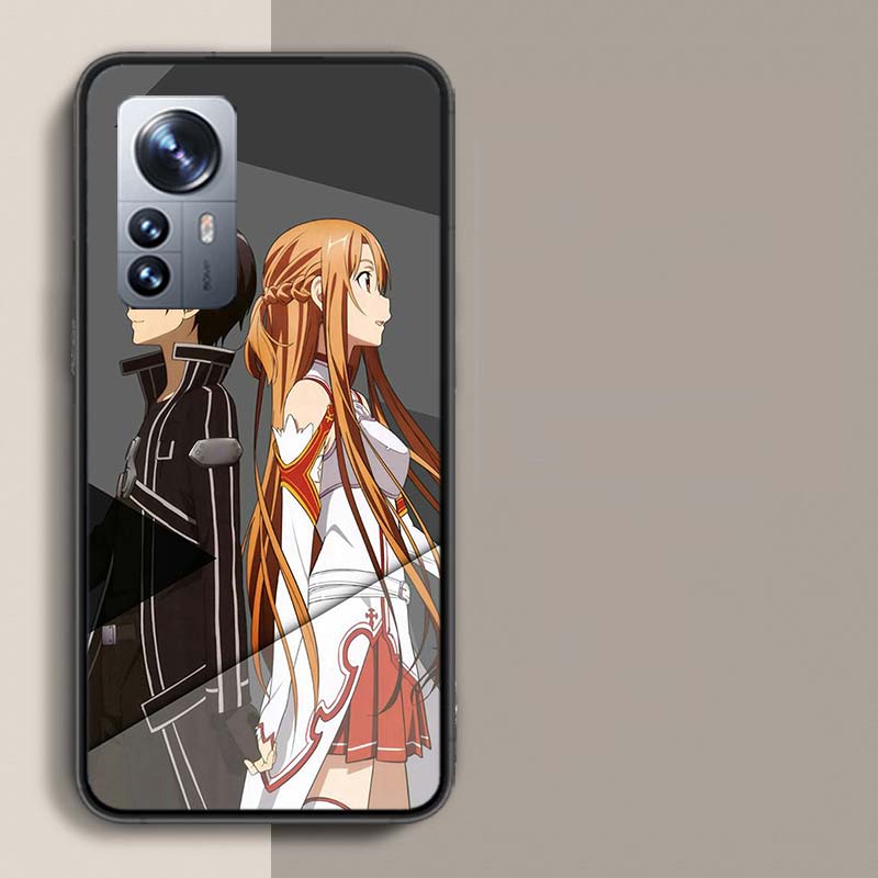 Чехол для телефона Sword Art Online SAO Аниме для Redmi Note 15 Pro 5G 14 13 12 Pro Plus 11 11T 11E 11S 10 Pro 10S 9 9S Чехол Мобильный Прозрачный