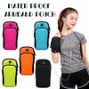 Breathable Mesh Waterproof Sports Armband Phone Case Arm Bags With Headset Hole Running Accessories