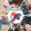IOLOYU Hex Wrench Ball Point Set, Multicolored Hex Tool Set, 9-Piece L-Shaped Hex Driver Set, 1.5-10.0mm Hex Tool Set, CRV Chrome Vanadium Steel, Prec