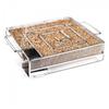 Barbecue Cold Smoke Generator Grill Smoker Box Salmon BBQ Smoking for Wood Chips Fish Meat Cooking Tools Bacon Burn Accessories