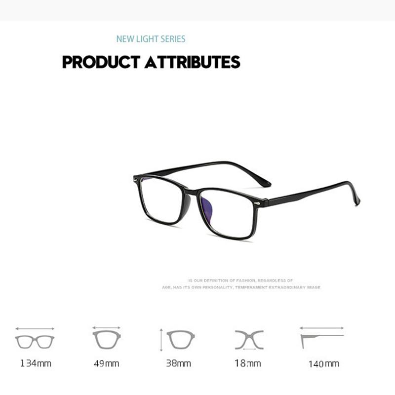 Женские синие мембранные очки TR90 простые деформируемые очки для близорукости изысканные мужские очки