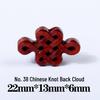 Red Sandalwood Pendant DIY Bracelet with Ebony, Turquoise, Multi-Gemstone Beads & Wenwan Ornaments