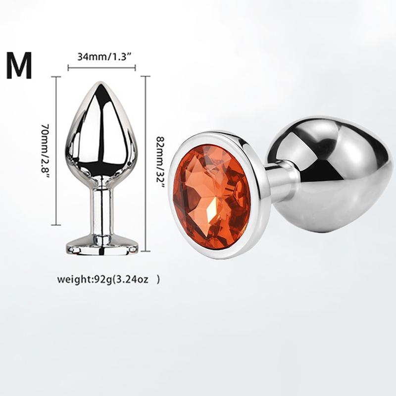Мини Анальная пробка Игрушки для взрослых Для мужчин Женщин Анальная пробка Металл Эротика Интимная Эротика Секс-игрушки Пары Товары для взрослых XXS XS SML