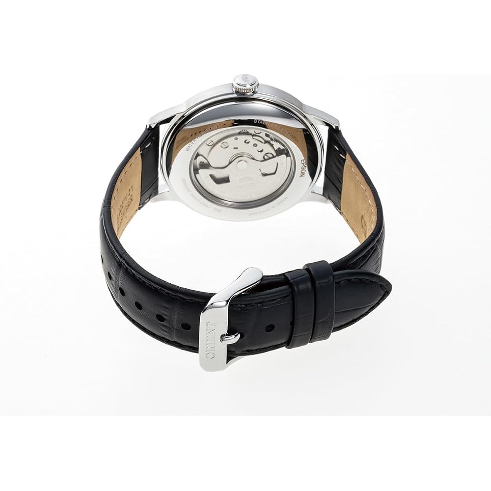 [ORIENT] Автоматические часы ORIENT Bambino, Механические, Автоматические, с Гарантией Производителя, RN-AK0701S, Мужские, Белый/Серебристый