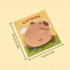 Creative Capybara Sticky Notes Kawaii Memo Pads Annotation Highlight Tabs Reminder Bookmark Stickers Office Study Supplies