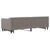 Pull Out Daybed Taupe 80 x 200 cm Fabric
