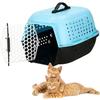 Cage De Transport Pour Animaux - SPRINGOS® - 48 X 28 X 33 Cm - Plastique - Bleu - 1,1 Kg