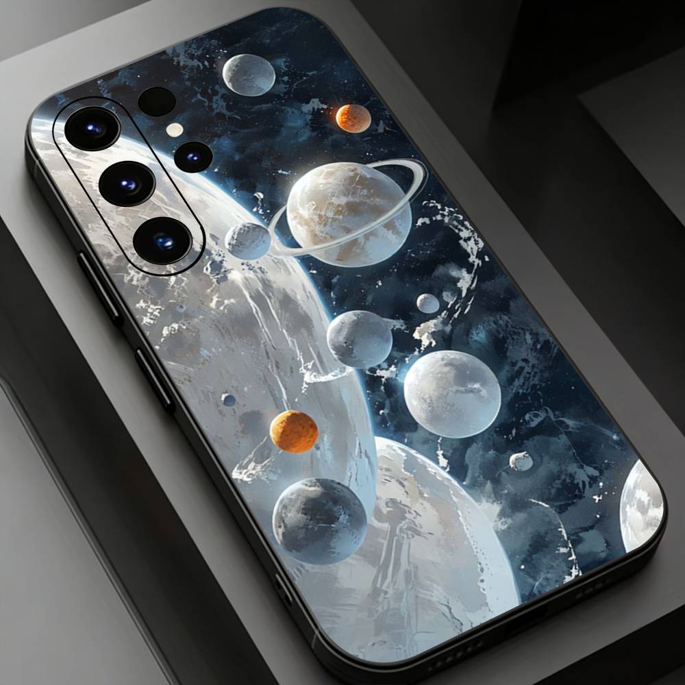 Чехол для телефона серии «Космическая Галактика» для Samsung Galaxy S20,23 Ultra S24,22 Plus S25,26,21FE, ТПУ-чехол