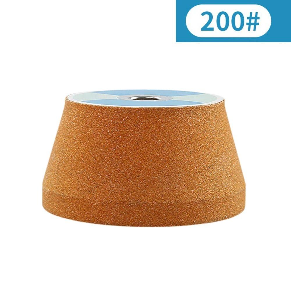 Белый корундовый камень полировальный круг наждачная чаша шлифовальная головка камень угловая шлифовальная машина отделка камня