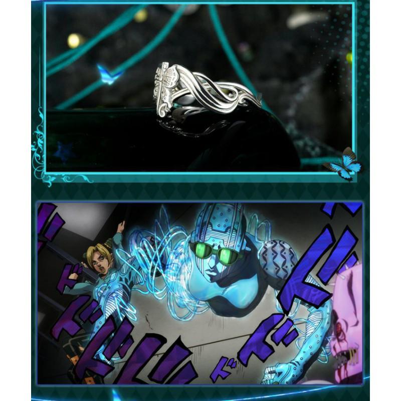 JoJo's Bizarre Adventure Джолин Куджо Регулируемое Кольцо Позолоченное Мультяшный Персонаж Бижутерия Мужчины Женщины