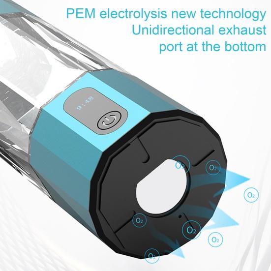 Генератор бутылок с водородной водой, 208 мл, 6000-8000 PPB, портативный ионизатор водородной воды с технологией PEM