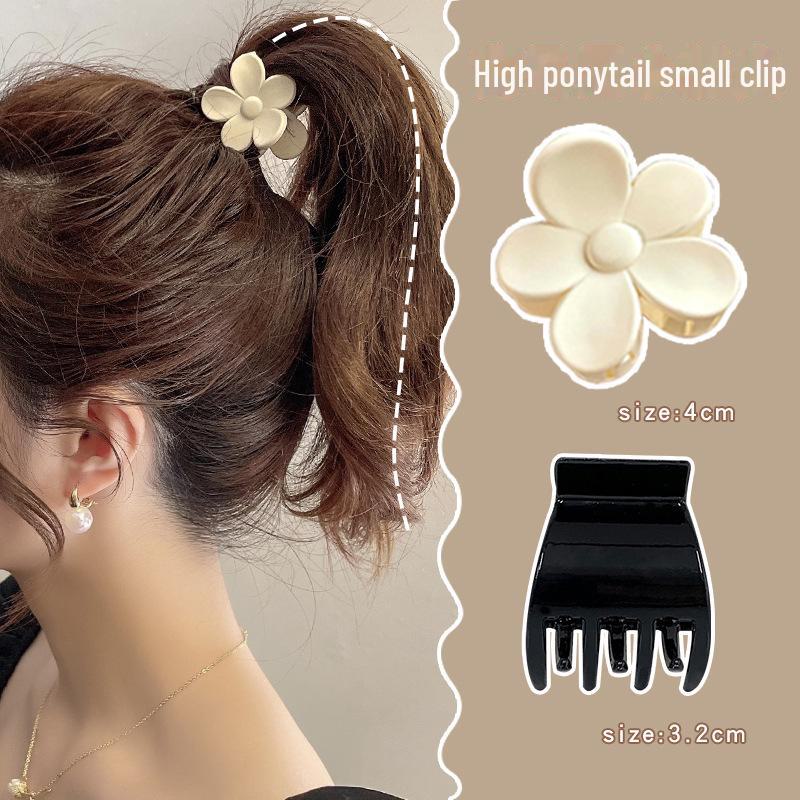 Зажим для высокого хвоста Frosted Flower Anti-Collapse